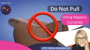 Uso correto do cortador de unhas