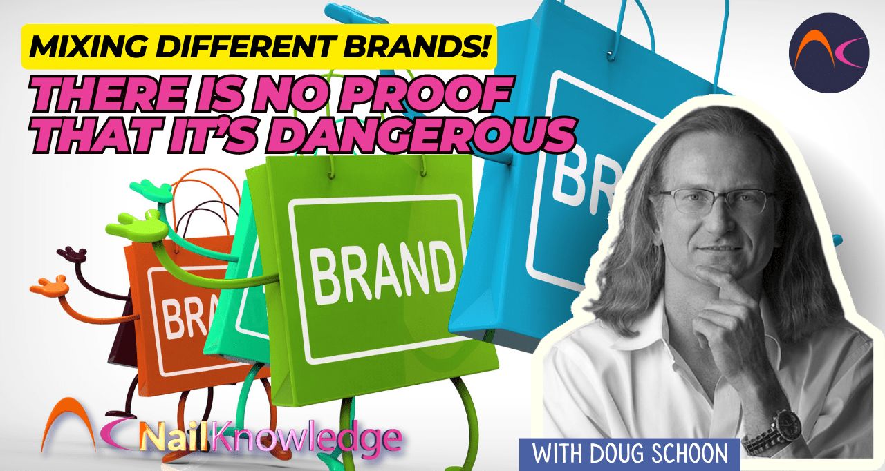 Mixing nail brands and products