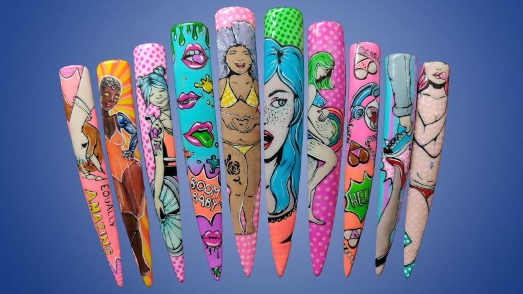 Nita Avalos Falt Nail Art