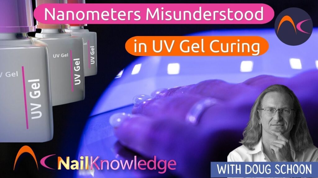 Nanómetros en el curado de gel uv