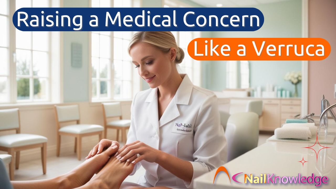 How to Raise a Medical Concern Like a Verruca in a Nail Salon