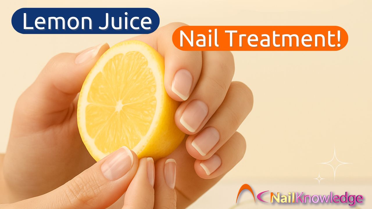 Lemon Juice Nail Treatment